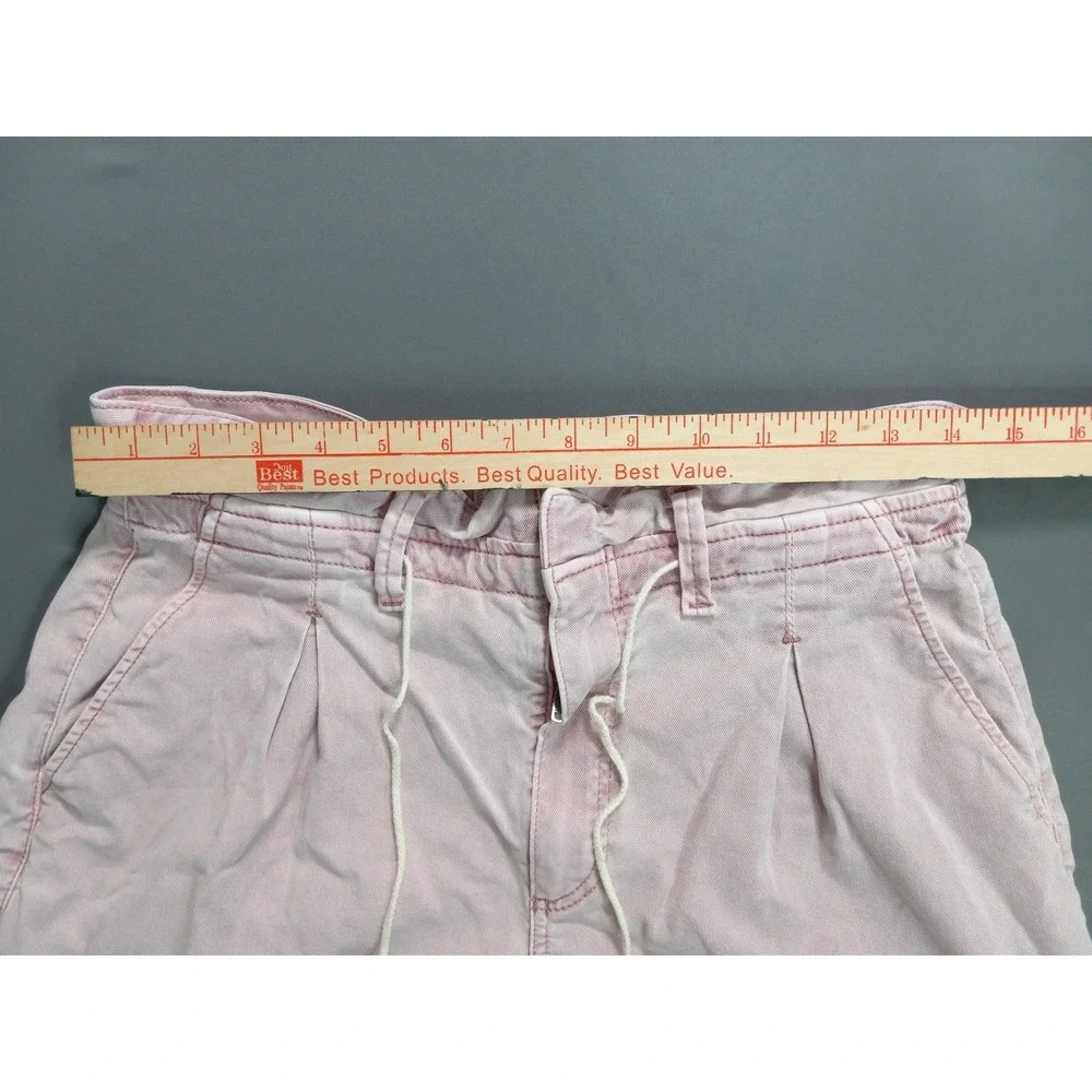 Paige Vintage Garden Rose Pleated Carly shorts size 28